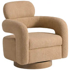 Fauteuil pivotant Sherpa de 74 cm de large