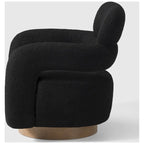 Fauteuil pivotant Sherpa de 74 cm de large