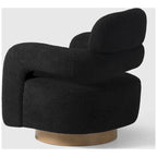 Fauteuil pivotant Sherpa de 74 cm de large