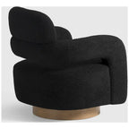 Fauteuil pivotant Sherpa de 74 cm de large