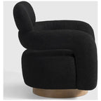 Fauteuil pivotant Sherpa de 74 cm de large