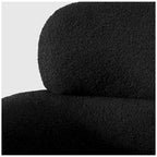 Fauteuil pivotant Sherpa de 74 cm de large