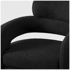 Fauteuil pivotant Sherpa de 74 cm de large