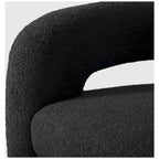 Fauteuil pivotant Sherpa de 74 cm de large