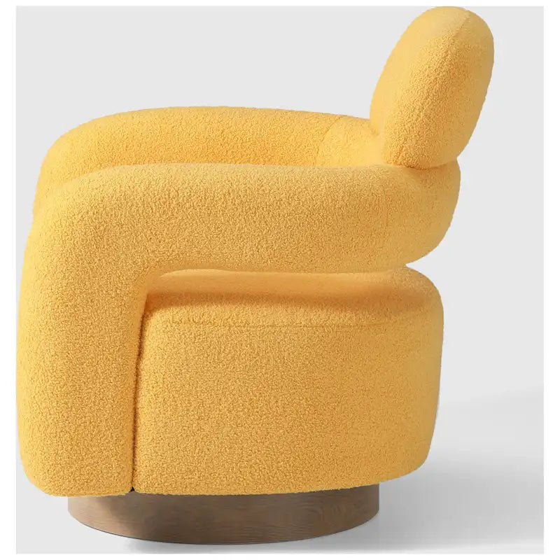 Fauteuil pivotant Sherpa de 74 cm de large
