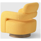 Fauteuil pivotant Sherpa de 74 cm de large