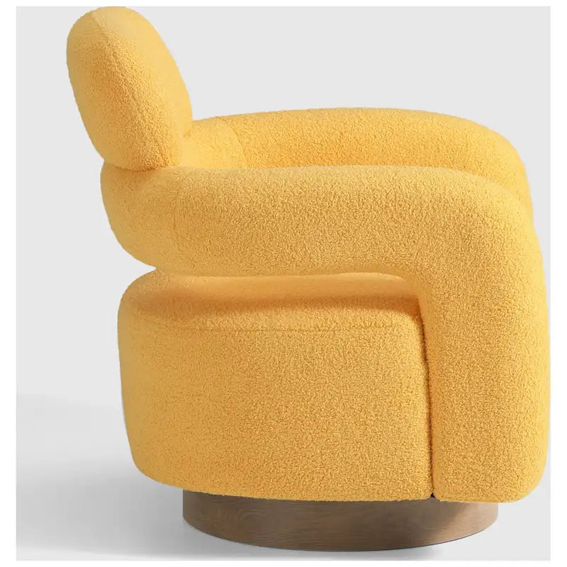 Fauteuil pivotant Sherpa de 74 cm de large