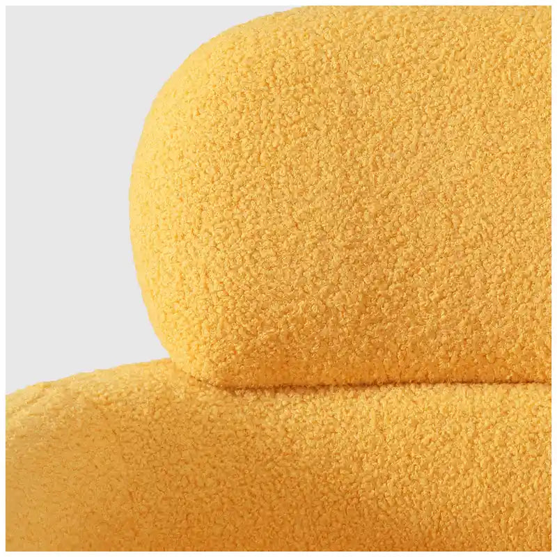 Fauteuil pivotant Sherpa de 74 cm de large