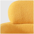 Fauteuil pivotant Sherpa de 74 cm de large