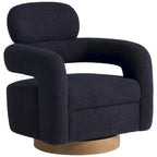 Fauteuil pivotant Sherpa de 74 cm de large