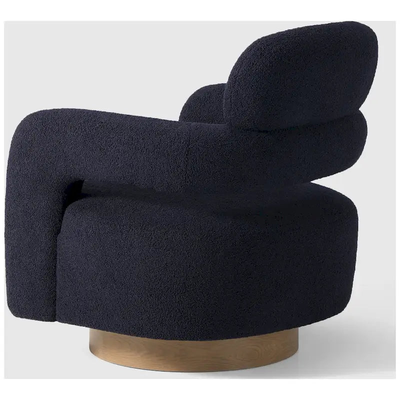 Fauteuil pivotant Sherpa de 74 cm de large