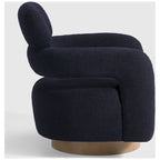 Fauteuil pivotant Sherpa de 74 cm de large