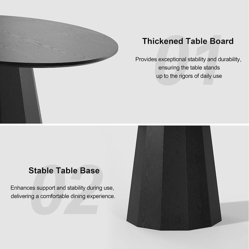 Table de salle à manger ovale de 170 cm pour 6 personnes – 3 options de couleur, 170x85x79 cm