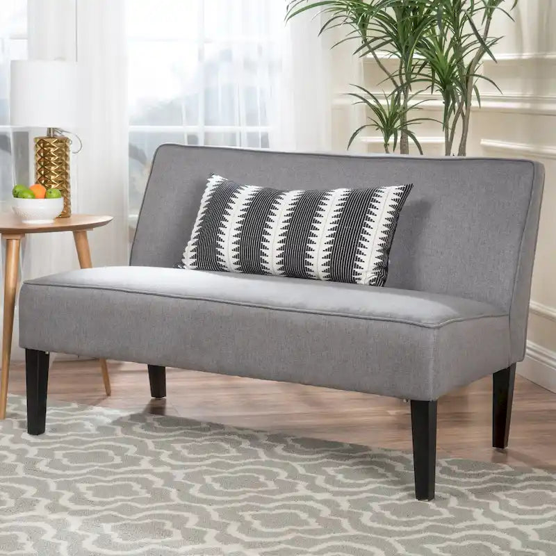 Causeuse en tissu – Canapé moderne à 2 places pour salon