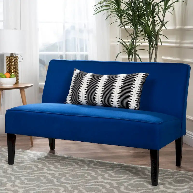 Causeuse en tissu – Canapé moderne à 2 places pour salon