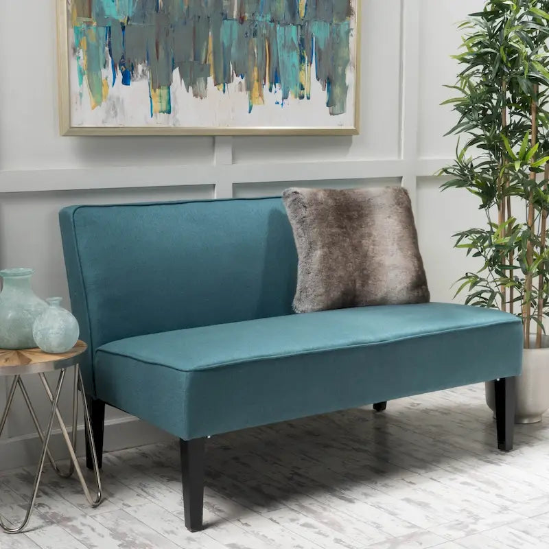 Causeuse en tissu – Canapé moderne à 2 places pour salon