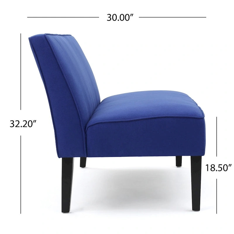 Causeuse en tissu – Canapé moderne à 2 places pour salon