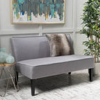 Causeuse en tissu – Canapé moderne à 2 places pour salon