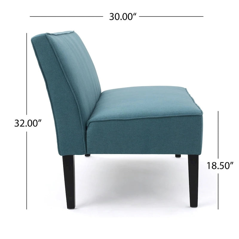 Causeuse en tissu – Canapé moderne à 2 places pour salon