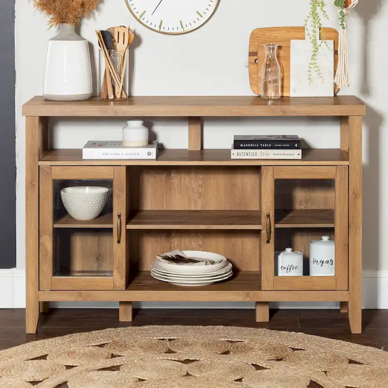 Console TV buffet haute de 52 pouces