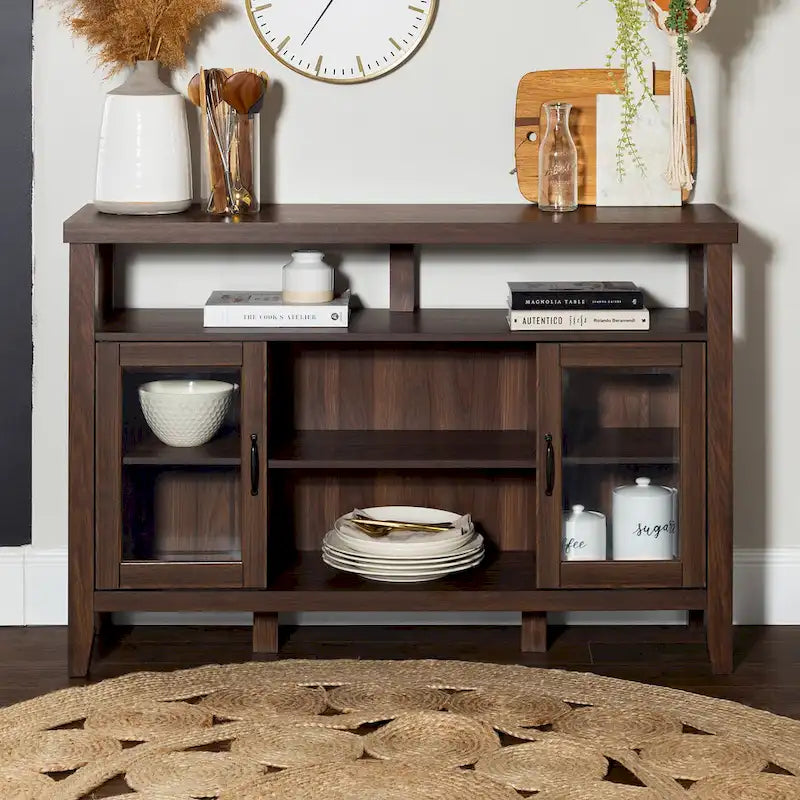 Console TV buffet haute de 52 pouces