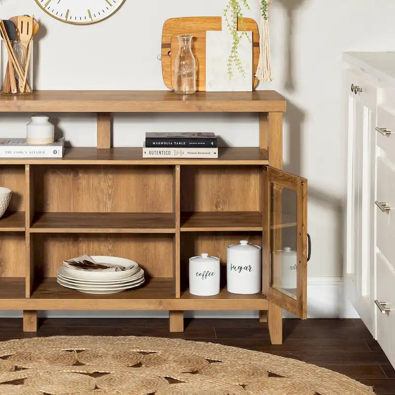 Console TV buffet haute de 52 pouces