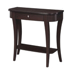 Console slim 1 tiroir avec étagère ouverte