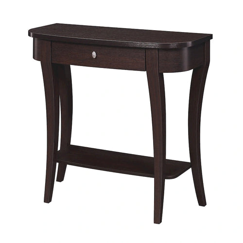 Console slim 1 tiroir avec étagère ouverte