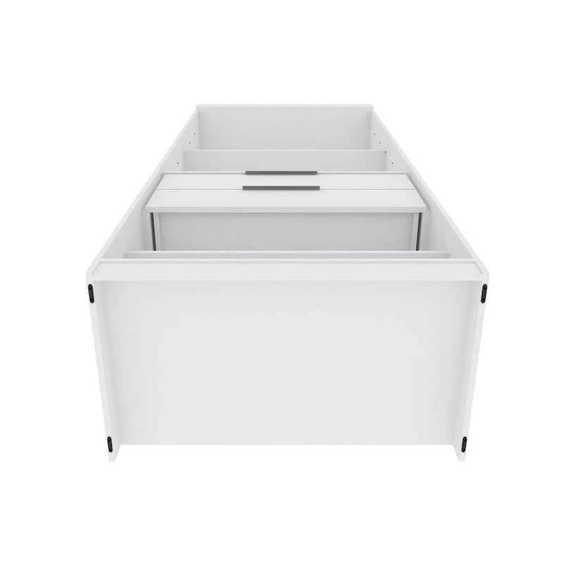 Armoire de chambre moderne à 2 sections – Rangement minimaliste