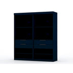 Armoire de chambre moderne à 2 sections – Rangement minimaliste
