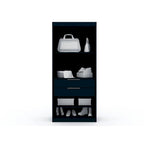 Armoire de chambre moderne à 2 sections – Rangement minimaliste