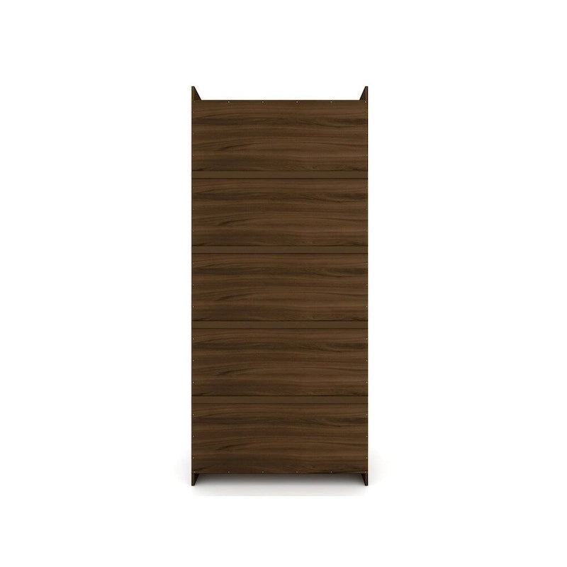 Armoire de chambre moderne à 2 sections – Rangement minimaliste
