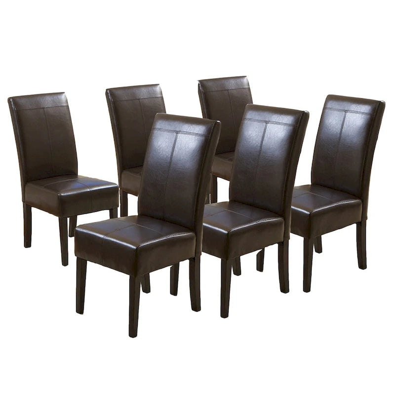 Chaises de salle à manger capitonnées T-Stitch – Lot de 6