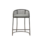 Tabouret de comptoir tissé – Hauteur d'assise 63,5 cm, style bohème naturel