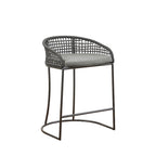 Tabouret de comptoir tissé – Hauteur d'assise 63,5 cm, style bohème naturel
