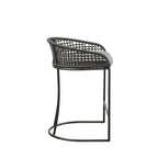 Tabouret de comptoir tissé – Hauteur d'assise 63,5 cm, style bohème naturel