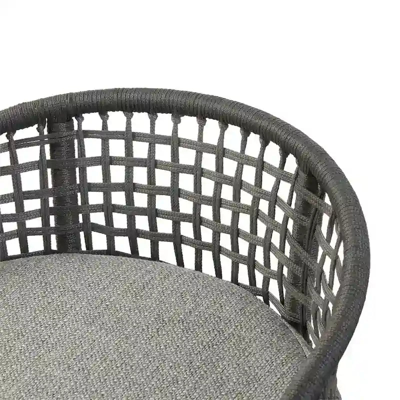Tabouret de comptoir tissé – Hauteur d'assise 63,5 cm, style bohème naturel