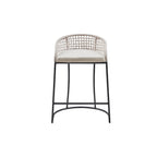 Tabouret de comptoir tissé – Hauteur d'assise 63,5 cm, style bohème naturel