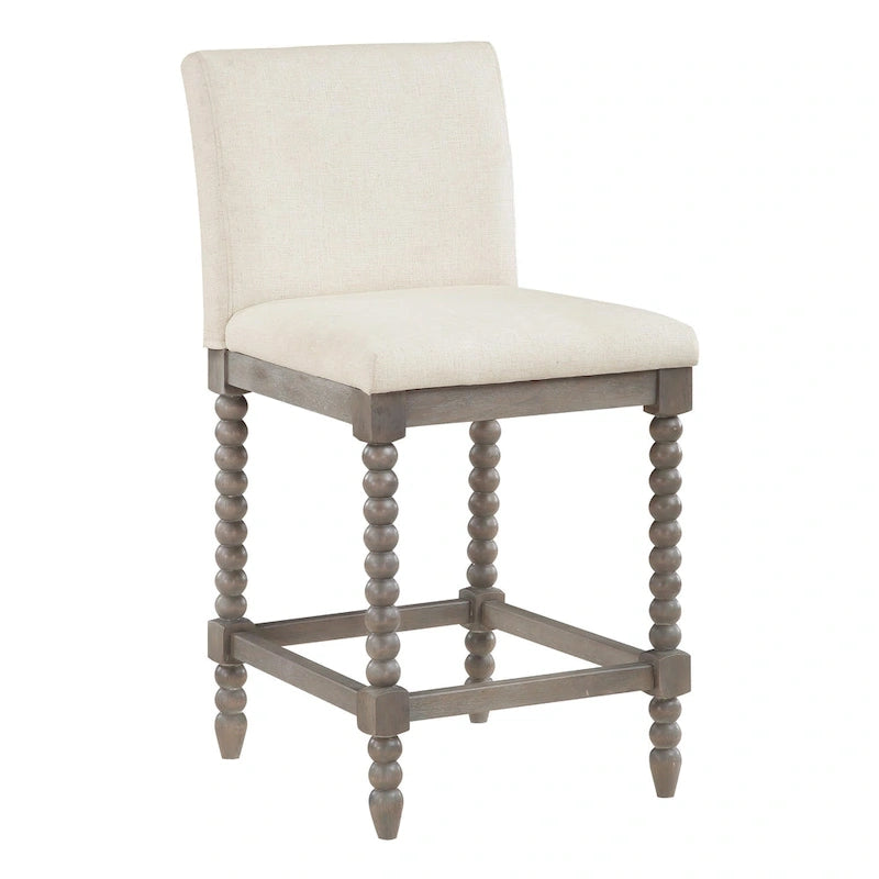 Tabouret de bar 26" à hauteur de comptoir, modèle classique en bois