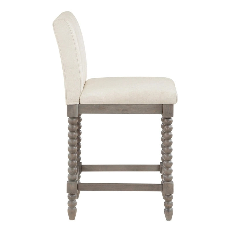 Tabouret de bar 26" à hauteur de comptoir, modèle classique en bois