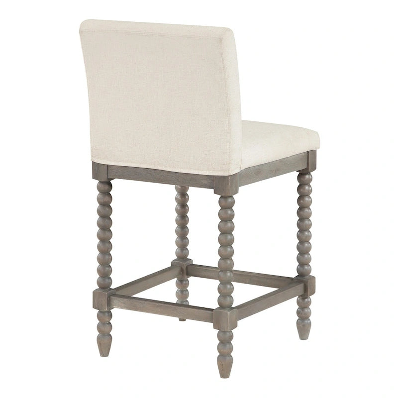 Tabouret de bar 26" à hauteur de comptoir, modèle classique en bois