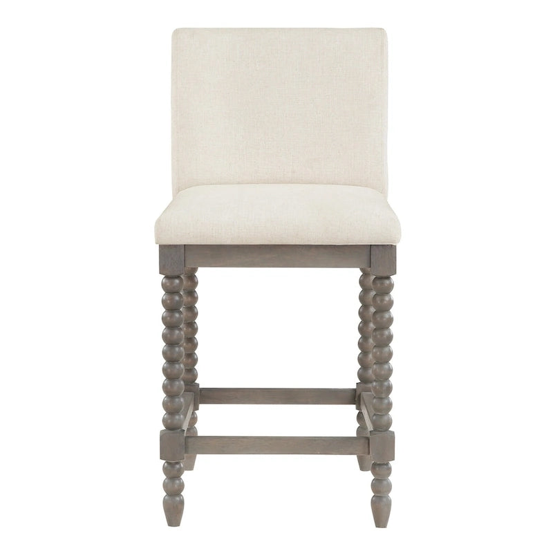 Tabouret de bar 26" à hauteur de comptoir, modèle classique en bois