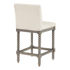Tabouret de bar 26" à hauteur de comptoir, modèle classique en bois