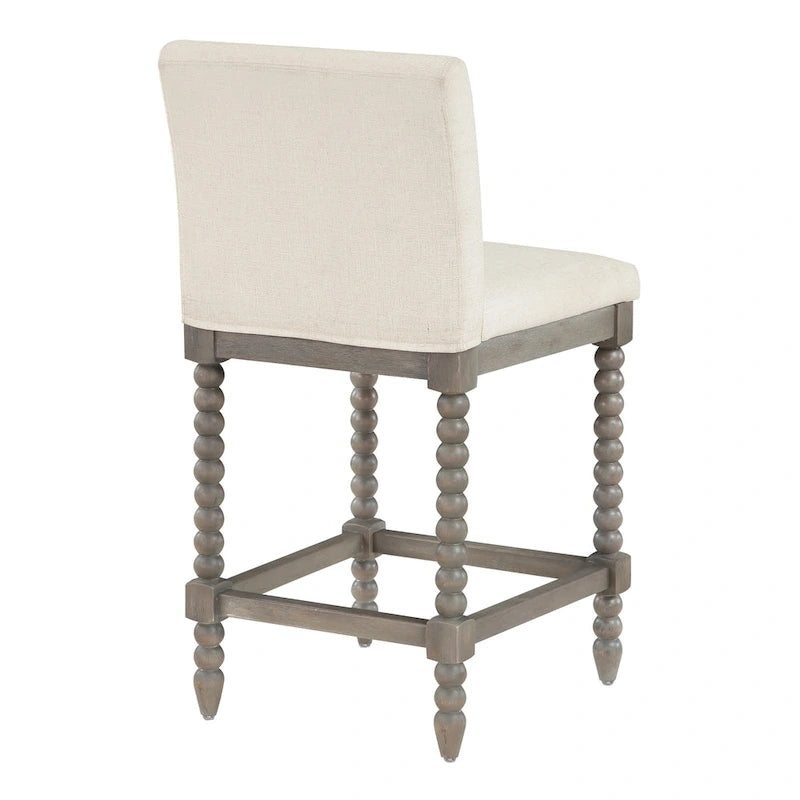 Tabouret de bar 26" à hauteur de comptoir, modèle classique en bois