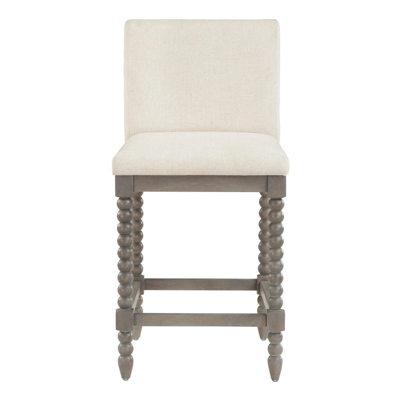 Tabouret de bar 26" à hauteur de comptoir, modèle classique en bois