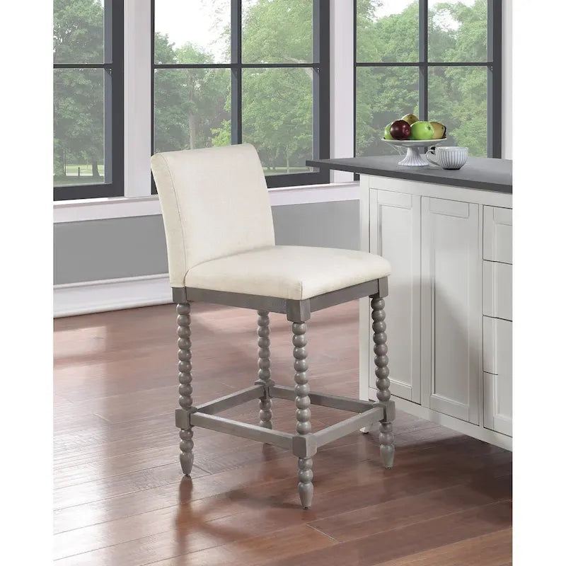 Tabouret de bar 26" à hauteur de comptoir, modèle classique en bois