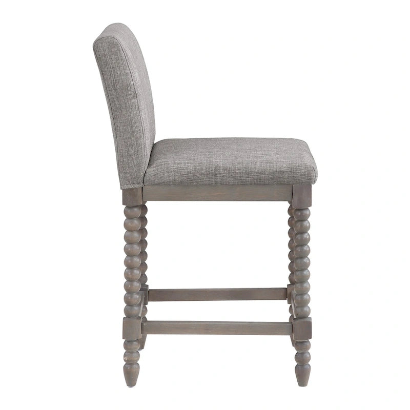 Tabouret de bar 26" à hauteur de comptoir, modèle classique en bois
