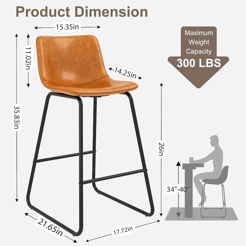 Table d'appoint moderne en métal Arrow – 21x14x26