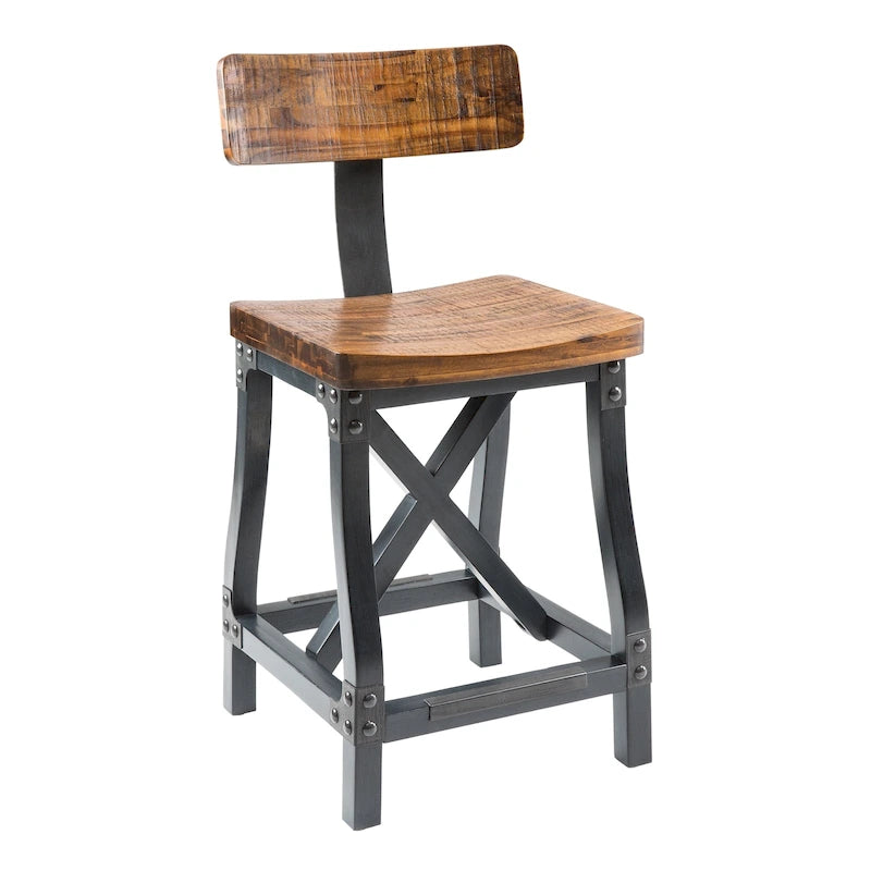 Tabouret de bar avec dossier – Tabouret de bar moderne