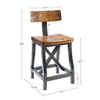 Tabouret de bar avec dossier – Tabouret de bar moderne